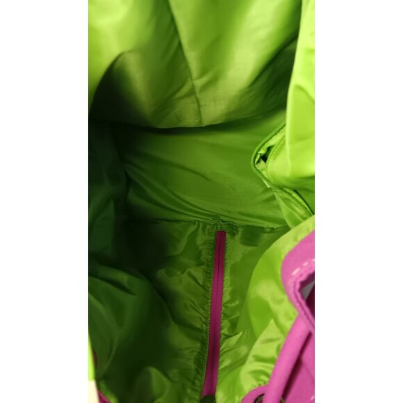Diane Von Furstenberg Pink Green Canvas Tennis Travel Athleisure Duffle Bag